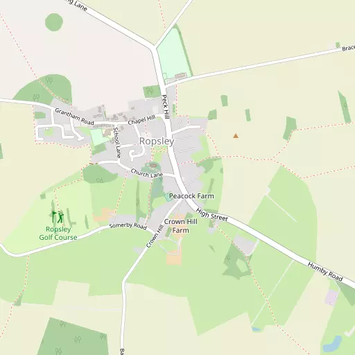 Map of Ropsley