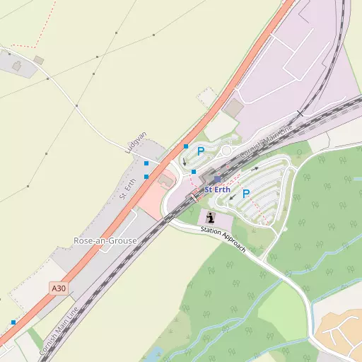 Map of Rose-an-Grouse
