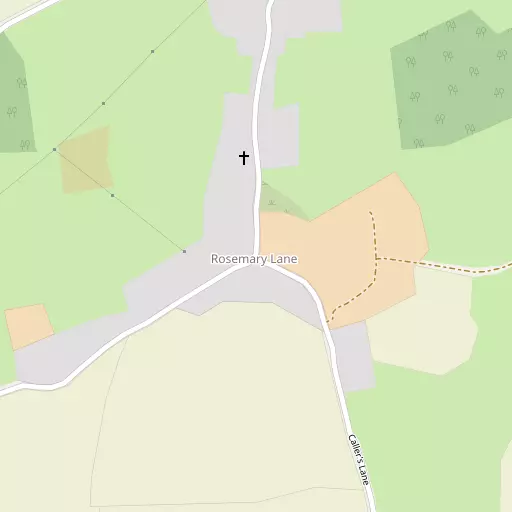 Map of Rosemary Lane