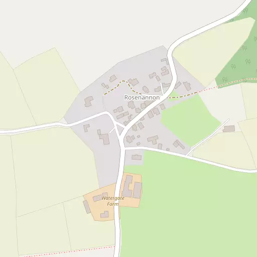 Map of Rosenannon