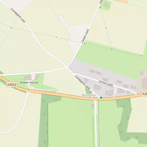 Map of Rousdon
