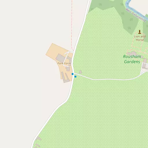 Map of Rousham