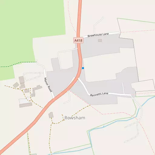 Map of Rowsham