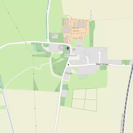 Map of Rowston