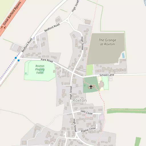 Map of Roxton