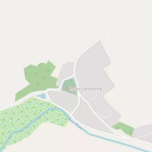 Map of Ruan Lanihorne
