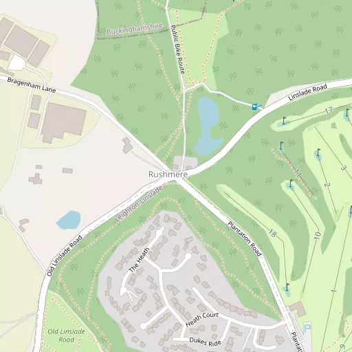 Map of Rushmere