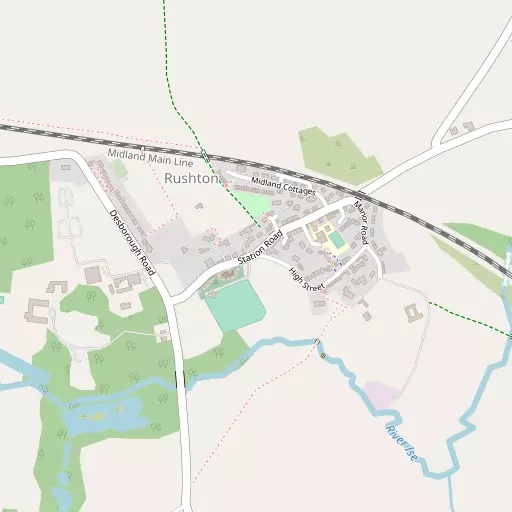 Map of Rushton