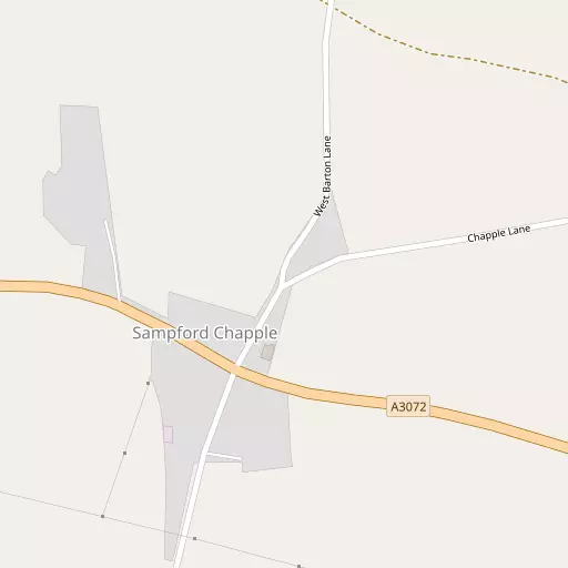 Map of Sampford Chapple