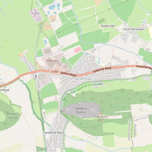 Map of Sandford