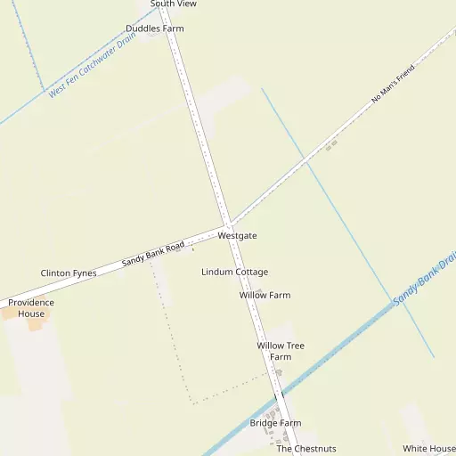 Map of Sandy Bank