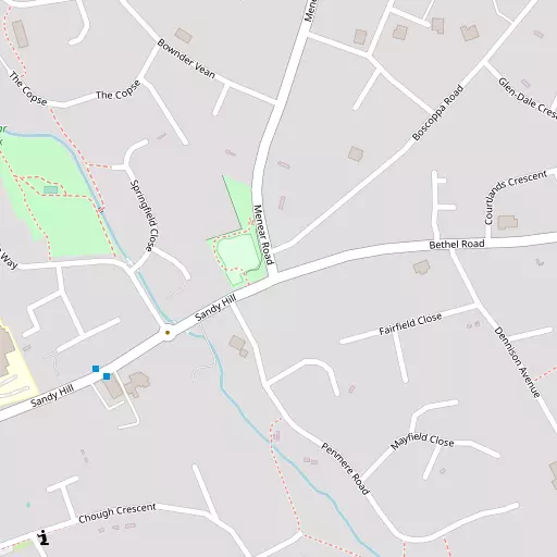 Map of Sandy Bottom
