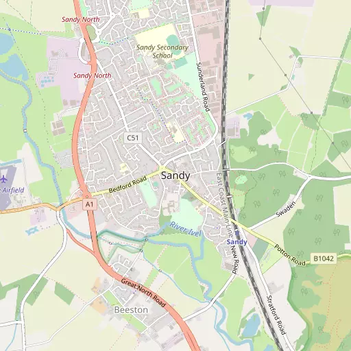 Map of Sandy