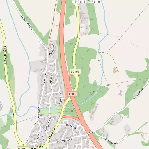 Map of Sandygate