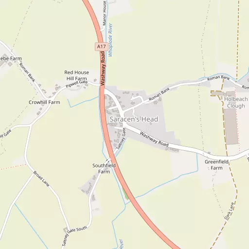 Map of Saracen's Head