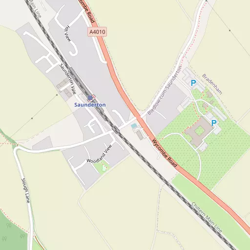 Map of Saunderton