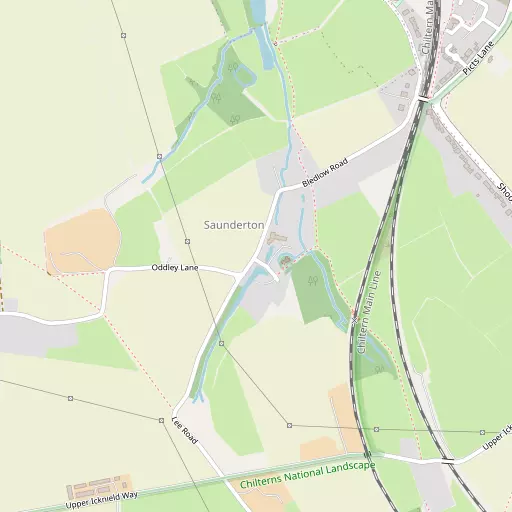 Map of Saunderton