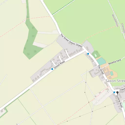 Map of Saxon Street