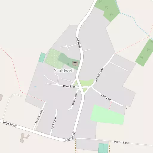 Map of Scaldwell