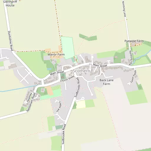 Map of Scothern