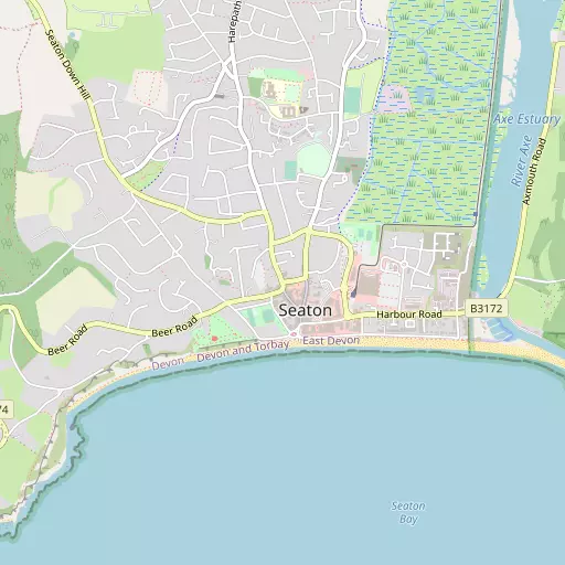 Map of Seaton