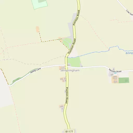 Map of Sempringham