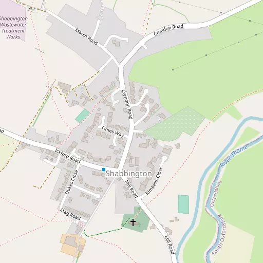 Map of Shabbington