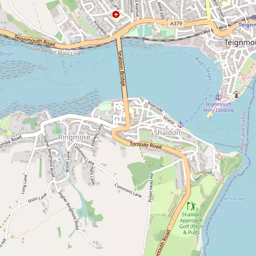 Map of Shaldon