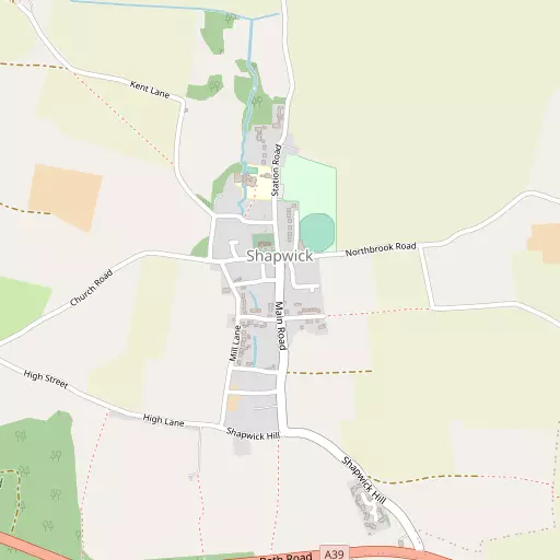 Map of Shapwick
