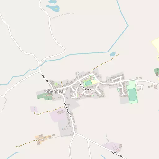 Map of Shebbear
