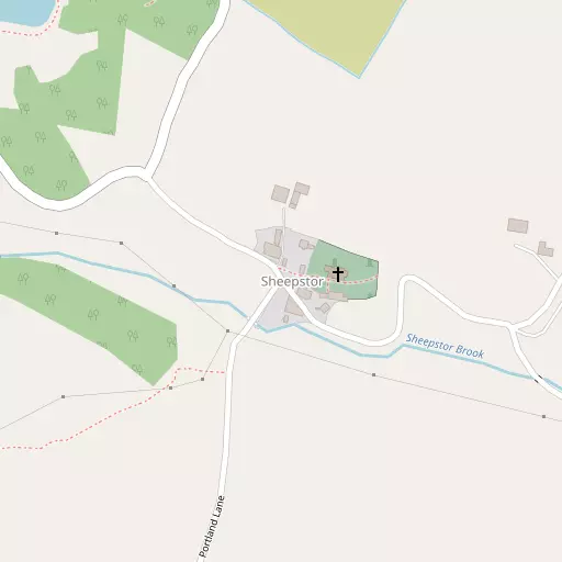 Map of Sheepstor