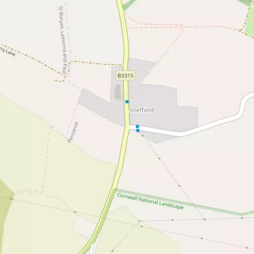 Map of Sheffield