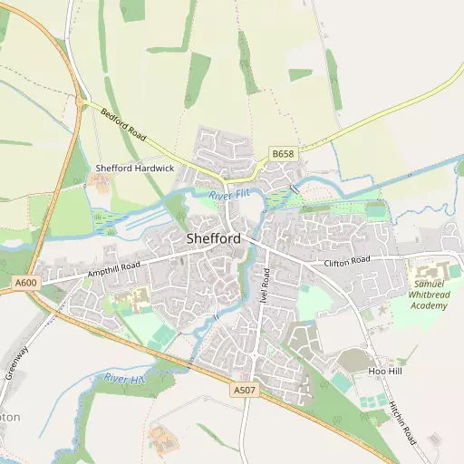 Map of Shefford