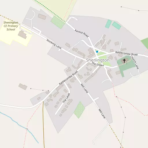 Map of Shenington
