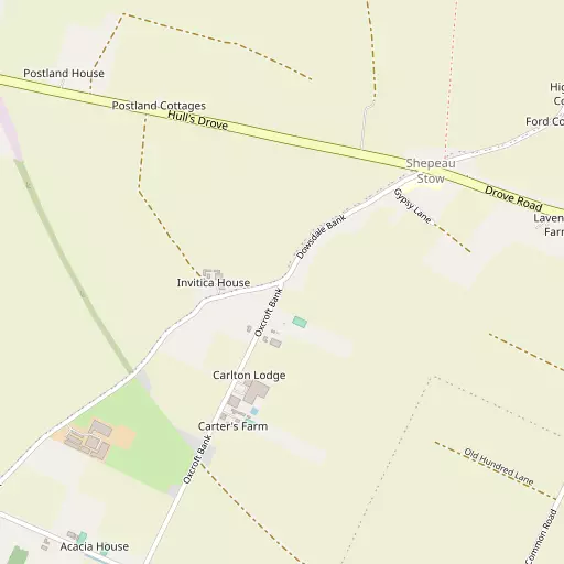 Map of Shepeau Stow
