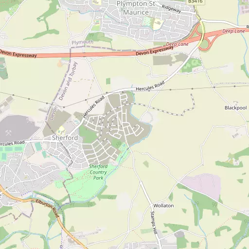 Map of Sherford