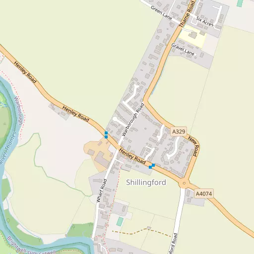 Map of Shillingford