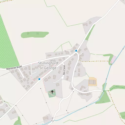 Map of Shillingford St George