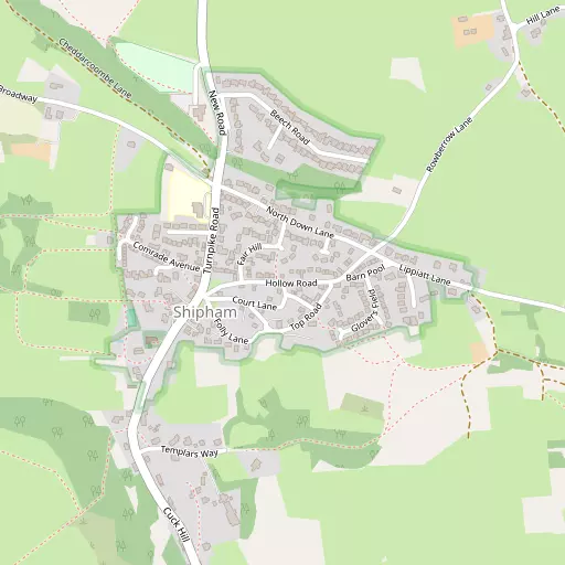 Map of Shipham