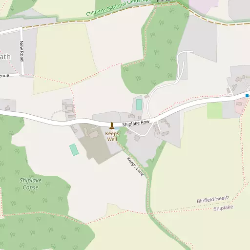 Map of Shiplake Row