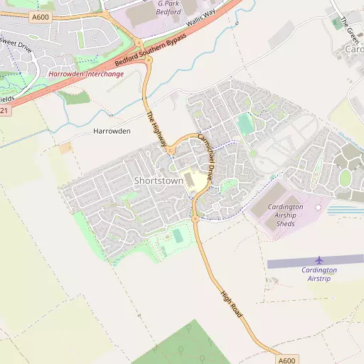 Map of Shortstown