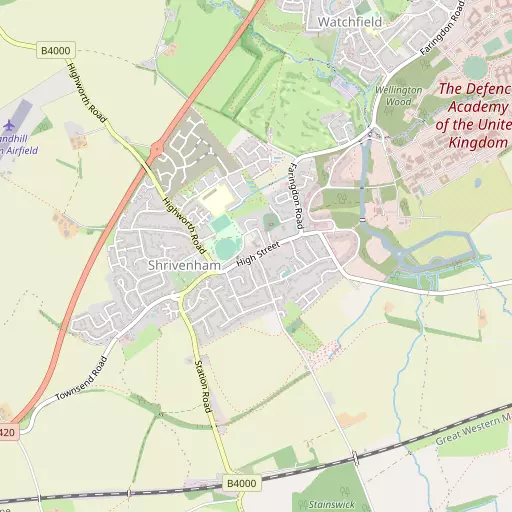 Map of Shrivenham