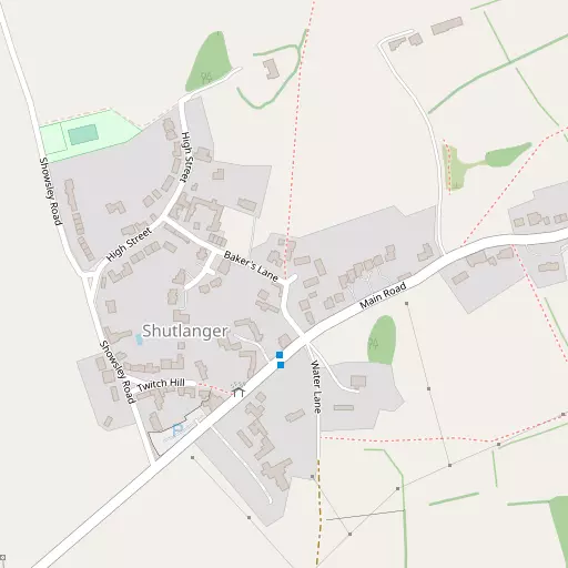 Map of Shutlanger