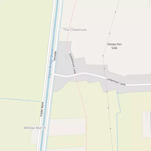 Map of Sibsey Fen Side
