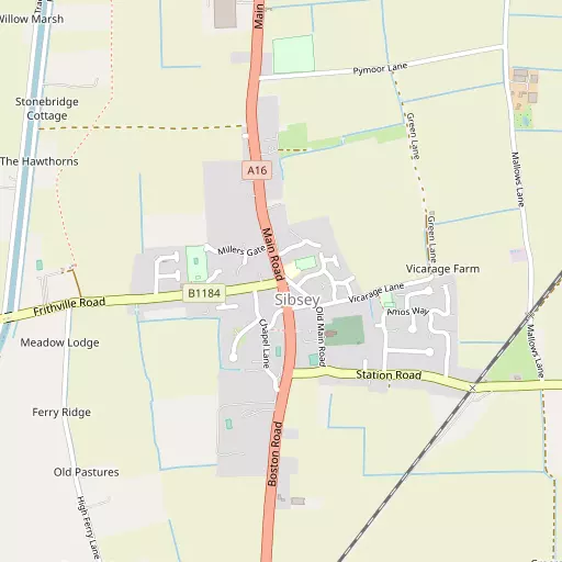 Map of Sibsey