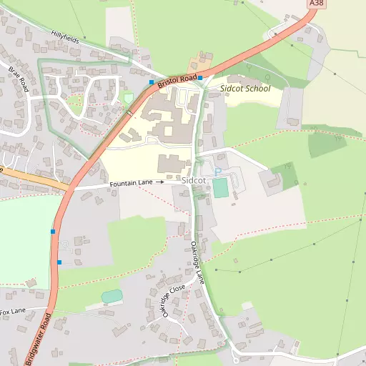 Map of Sidcot
