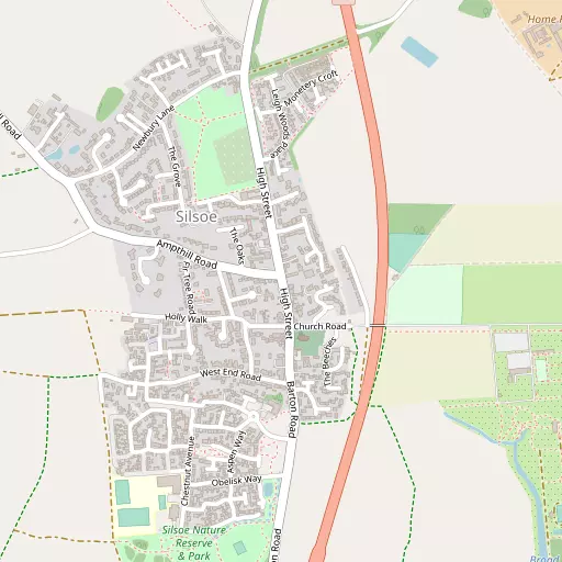 Map of Silsoe