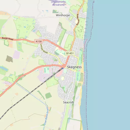 Map of Skegness
