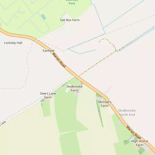 Map of Skidbrooke North End