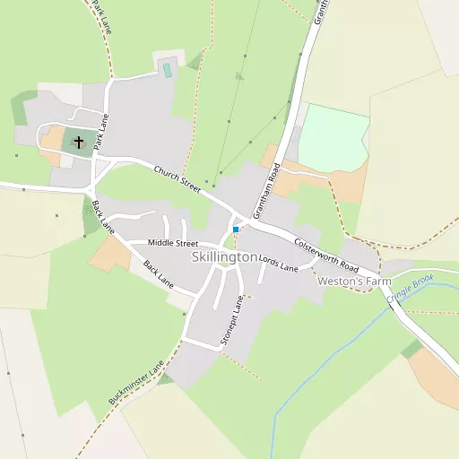 Map of Skillington